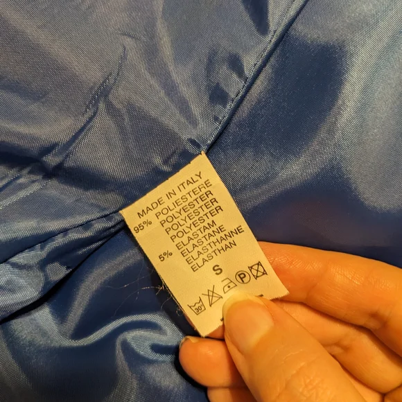 Electric Blue Petite Women's Pantsuit - Picture 3 of 7